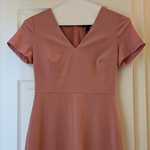 JCrew 2P Pink V-neck Sheath Dress